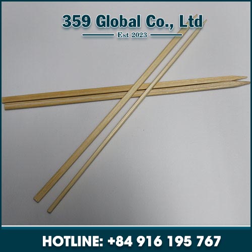 Bamboo flag skewer for BBQ grill	